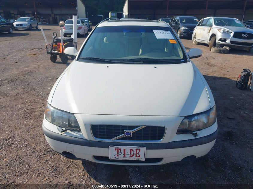 2002 Volvo S60 2.4 VIN: YV1RS61R422119768 Lot: 40343519