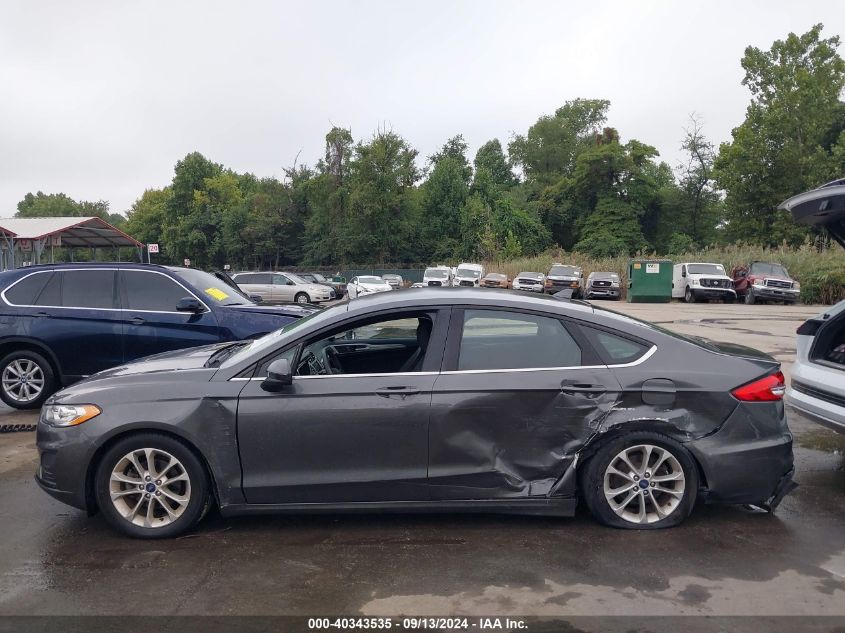 2019 Ford Fusion Se VIN: 3FA6P0HD5KR112475 Lot: 40343535