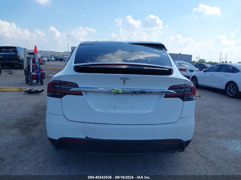 2020 Tesla Model X Long Range Dual Motor All-Wheel Drive/Long Range Plus Dual Motor All-Wheel Drive VIN: 5YJXCDE22LF262681 Lot: 40343536