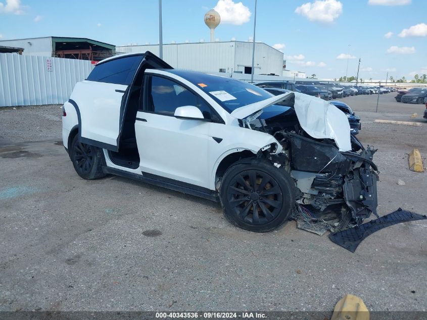 2020 Tesla Model X Long Range Dual Motor All-Wheel Drive/Long Range Plus Dual Motor All-Wheel Drive VIN: 5YJXCDE22LF262681 Lot: 40343536