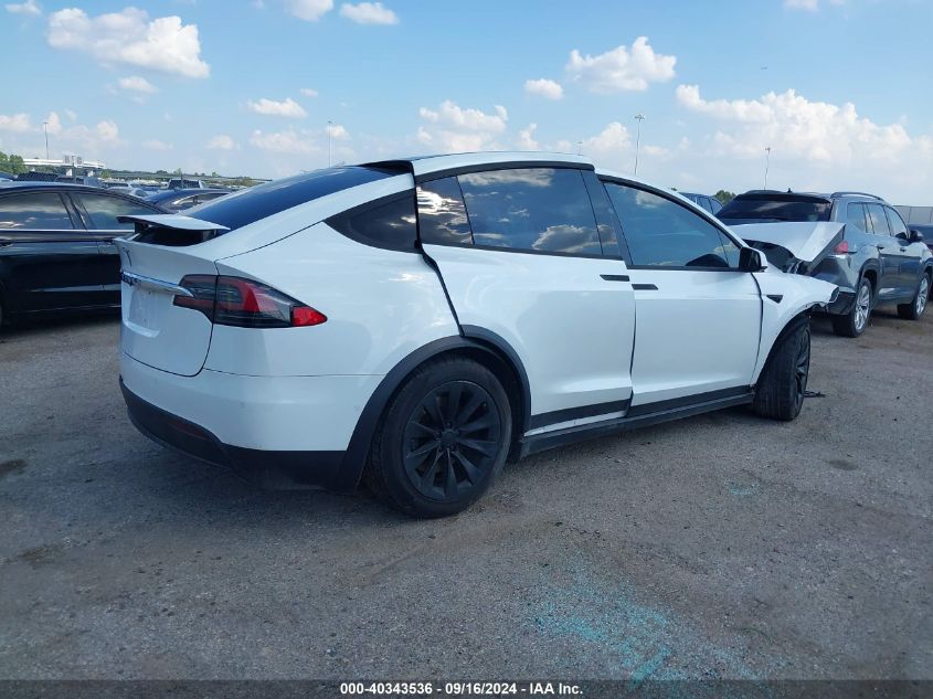 2020 Tesla Model X Long Range Dual Motor All-Wheel Drive/Long Range Plus Dual Motor All-Wheel Drive VIN: 5YJXCDE22LF262681 Lot: 40343536