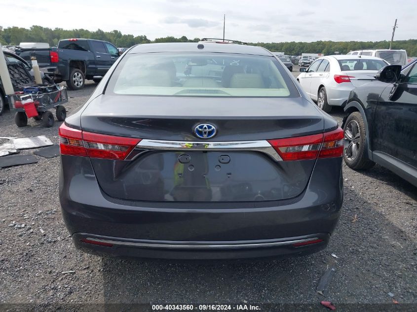 2017 Toyota Avalon Hybrid Hybrid/Plus/Xle Prem/Ltd VIN: 4T1BD1EB2HU058172 Lot: 40343560