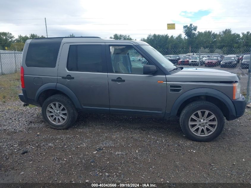 2007 Land Rover Lr3 V8 Se VIN: SALAE25417A427262 Lot: 40343566