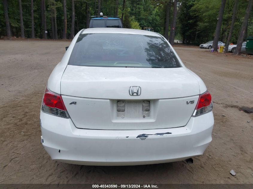 2010 Honda Accord 2.4 Lx VIN: 1HGCP2F39AA105820 Lot: 40343590