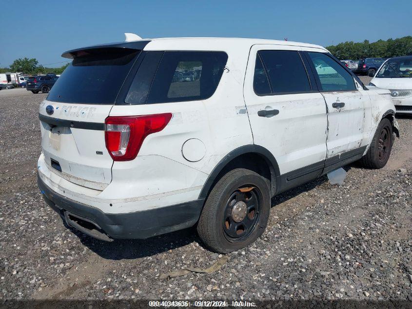 Vin: 1fm5k8arxhga62967, lot: 40832147, ford utility police interceptor 20174