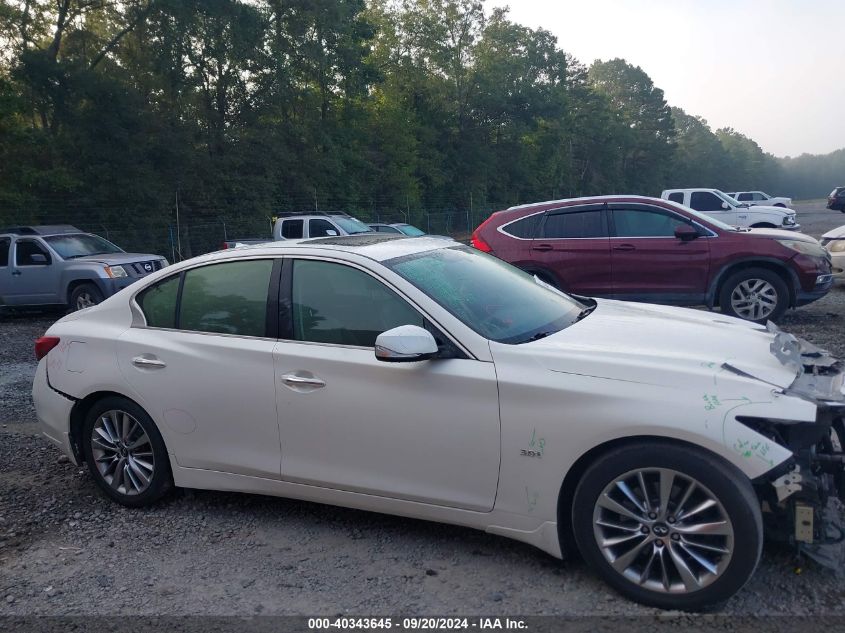 2018 Infiniti Q50 3.0T Luxe VIN: JN1EV7APXJM365469 Lot: 40343645