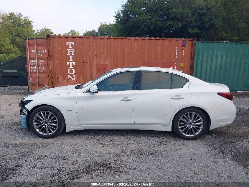 2018 Infiniti Q50 3.0T Luxe VIN: JN1EV7APXJM365469 Lot: 40343645