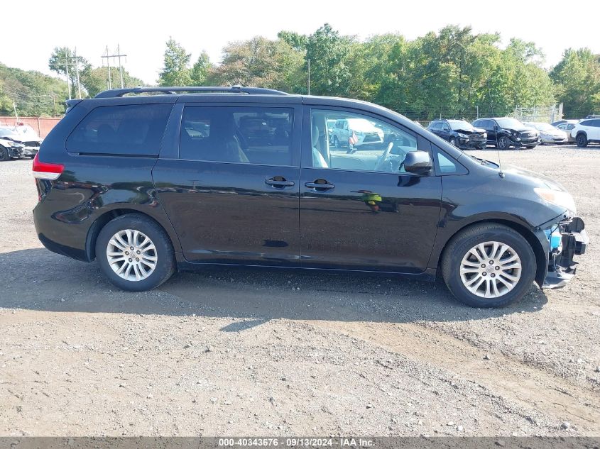 2014 Toyota Sienna Xle V6 8 Passenger VIN: 5TDYK3DC1ES516245 Lot: 40343676