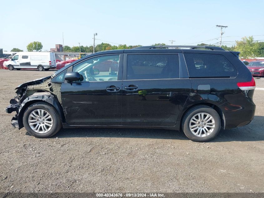 2014 Toyota Sienna Xle V6 8 Passenger VIN: 5TDYK3DC1ES516245 Lot: 40343676