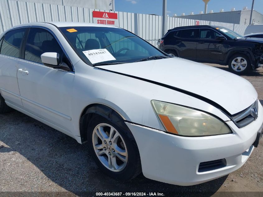 2006 Honda Accord 2.4 Se VIN: 1HGCM563X6A105553 Lot: 40343687