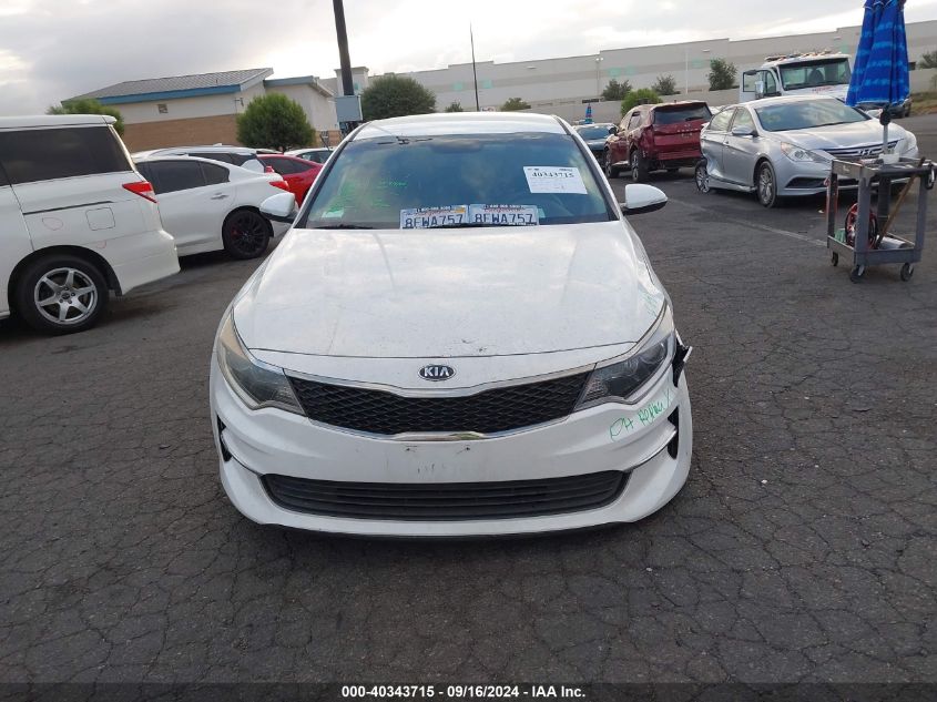 2018 Kia Optima Lx VIN: 5XXGT4L30JG267772 Lot: 40343715