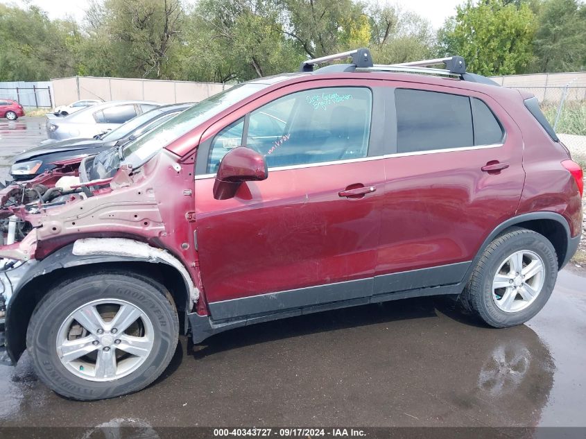 2016 Chevrolet Trax Lt VIN: 3GNCJPSB0GL266673 Lot: 40343727