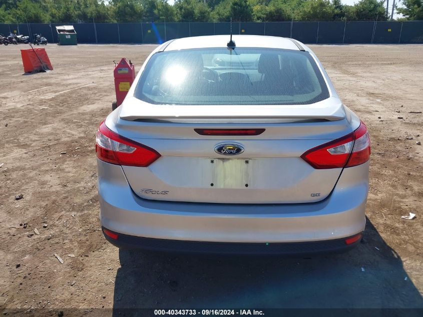 2012 Ford Focus Se VIN: 1FAHP3F21CL299922 Lot: 40343733