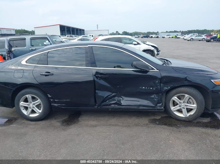 2022 Chevrolet Malibu Fwd Ls VIN: 1G1ZB5ST3NF190203 Lot: 40343758