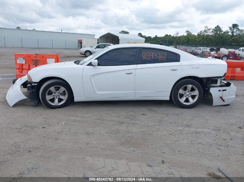 2014 Dodge Charger Se VIN: 2C3CDXBG7EH130644 Lot: 40343762