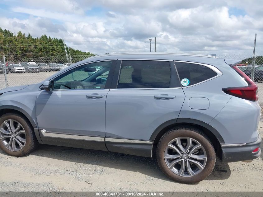 2022 Honda Cr-V Awd Touring VIN: 2HKRW2H92NH652942 Lot: 40343781