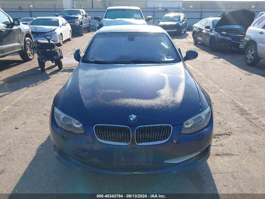 2011 BMW 328I I Sulev VIN: WBADW7C56BE727405 Lot: 40343784