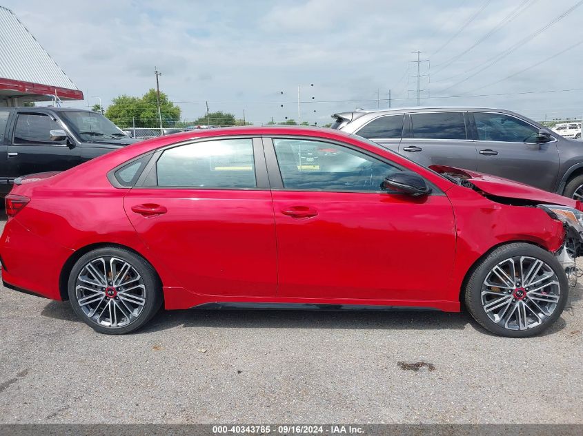 2021 Kia Forte Gt VIN: 3KPF44AC5ME411048 Lot: 40343785