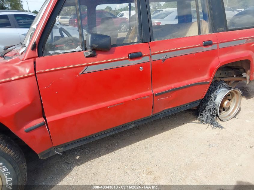 1986 Isuzu Trooper Ii VIN: JAACH18L3G5458596 Lot: 40343810