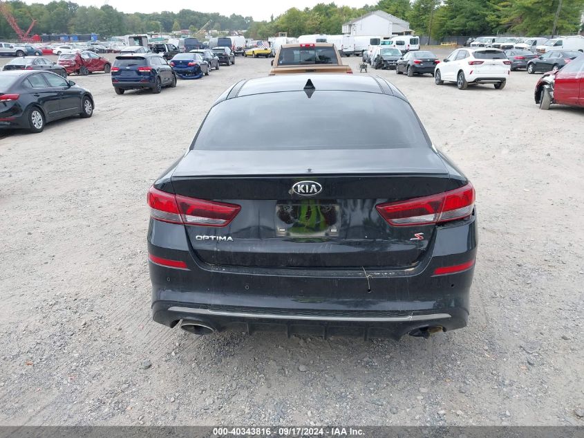 2019 Kia Optima S VIN: 5XXGT4L30KG282855 Lot: 40343816