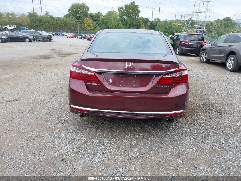 2017 Honda Accord Sport VIN: 1HGCR2F59HA205437 Lot: 40343818