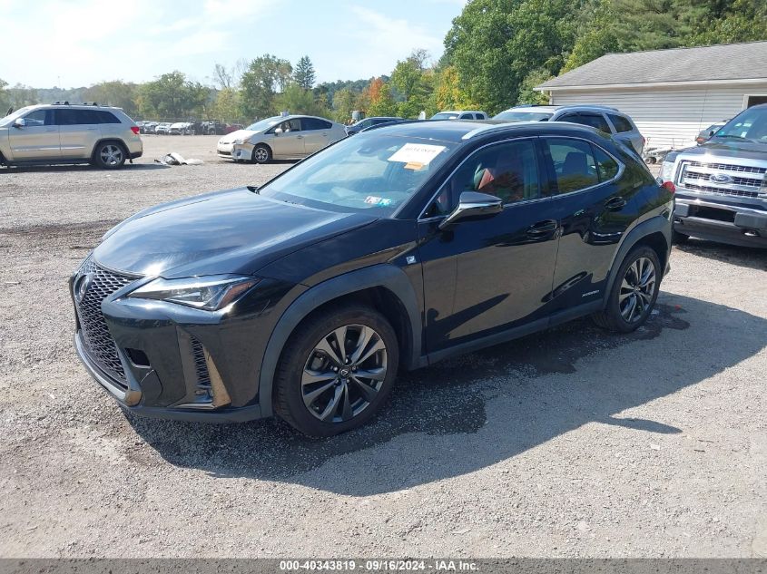 VIN JTHU9JBH0K2008198 2019 Lexus UX 250H, F Sport no.2