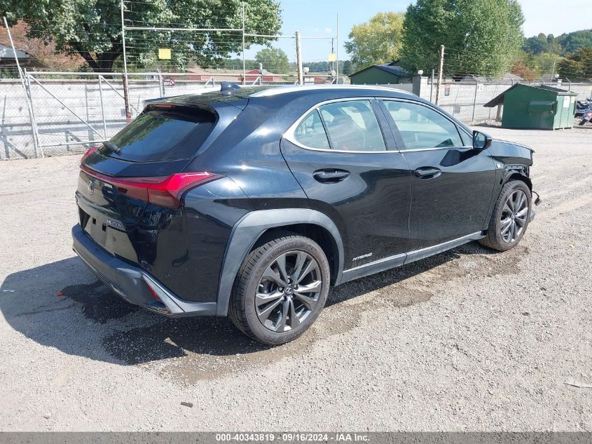 VIN JTHU9JBH0K2008198 2019 Lexus UX 250H, F Sport no.4