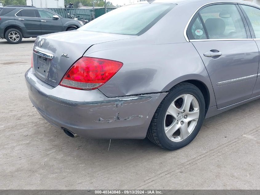 2007 Acura Rl 3.5 VIN: JH4KB16597C000601 Lot: 40343845