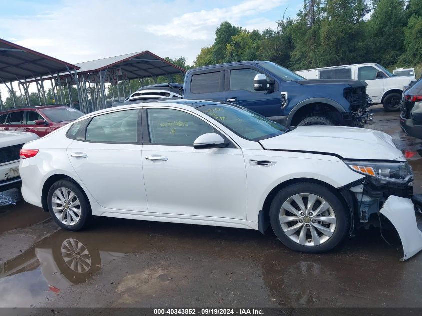 2018 Kia Optima Ex VIN: 5XXGU4L37JG244194 Lot: 40343852