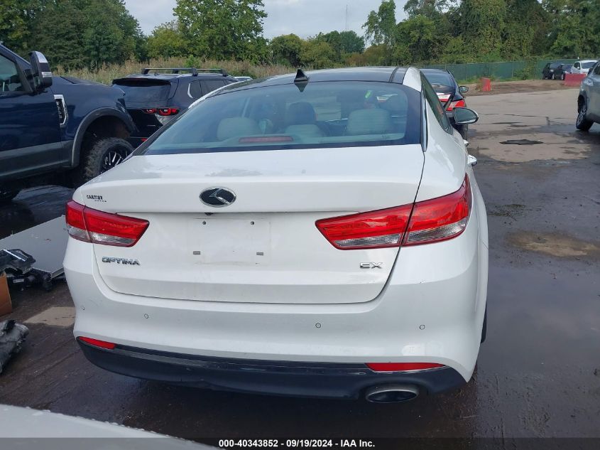 2018 Kia Optima Ex VIN: 5XXGU4L37JG244194 Lot: 40343852