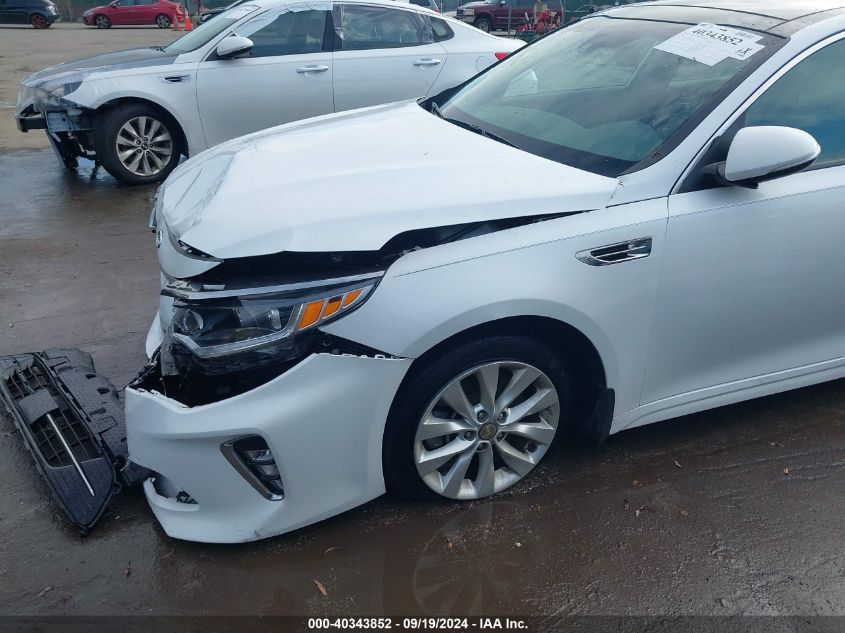 2018 Kia Optima Ex VIN: 5XXGU4L37JG244194 Lot: 40343852