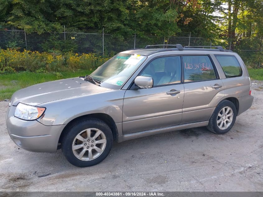 2006 Subaru Forester 2.5X VIN: JF1SG65686H757328 Lot: 40343861