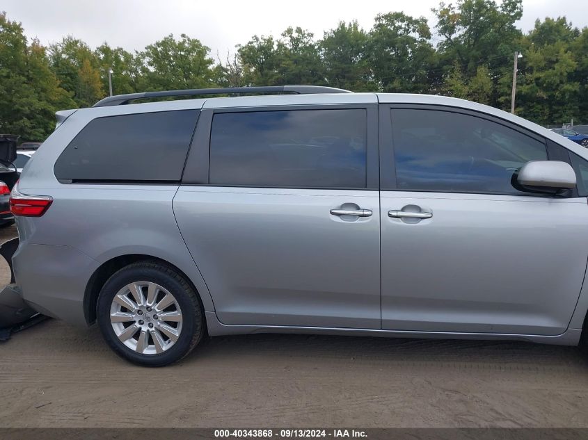 2016 Toyota Sienna Xle/Limited VIN: 5TDDK3DC7GS139695 Lot: 40343868