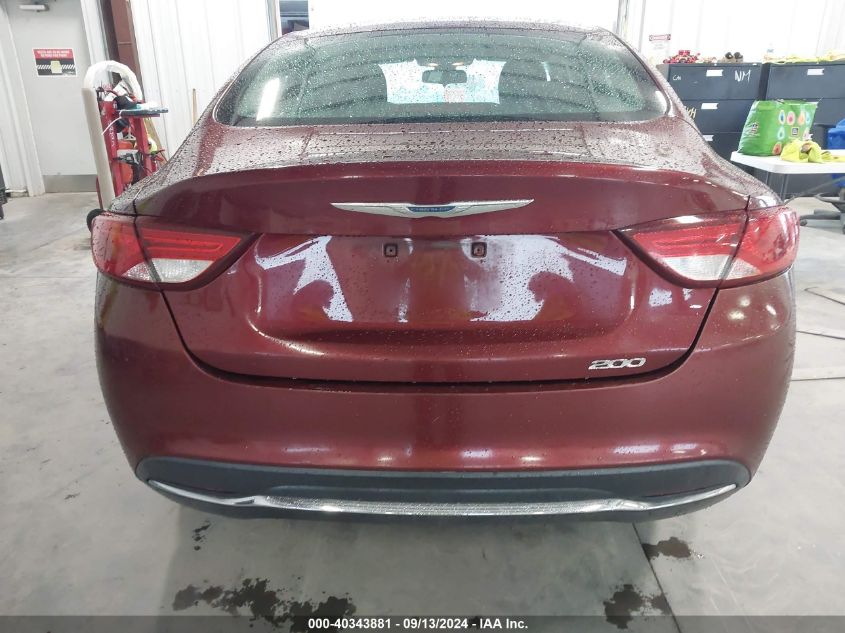 2015 Chrysler 200 Limited VIN: 1C3CCCAB4FN586563 Lot: 40343881