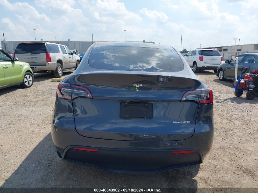 2023 Tesla Model Y Awd/Long Range Dual Motor All-Wheel Drive VIN: 7SAYGDEEXPA042147 Lot: 40343902