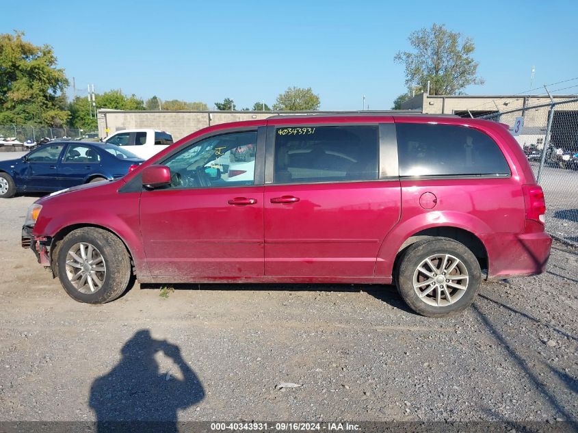 2014 Dodge Grand Caravan Sxt VIN: 2C4RDGCGXER137862 Lot: 40343931