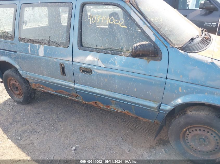 2P4GH2530SR127342 1995 Plymouth Voyager