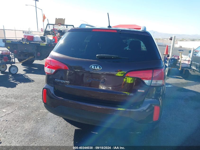 2014 Kia Sorento Lx VIN: 5XYKTCA65EG484348 Lot: 40344038