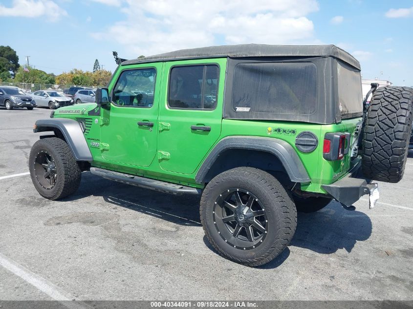 2018 Jeep Wrangler Unlimited Sport S 4X4 VIN: 1C4HJXDN3JW253939 Lot: 40344091