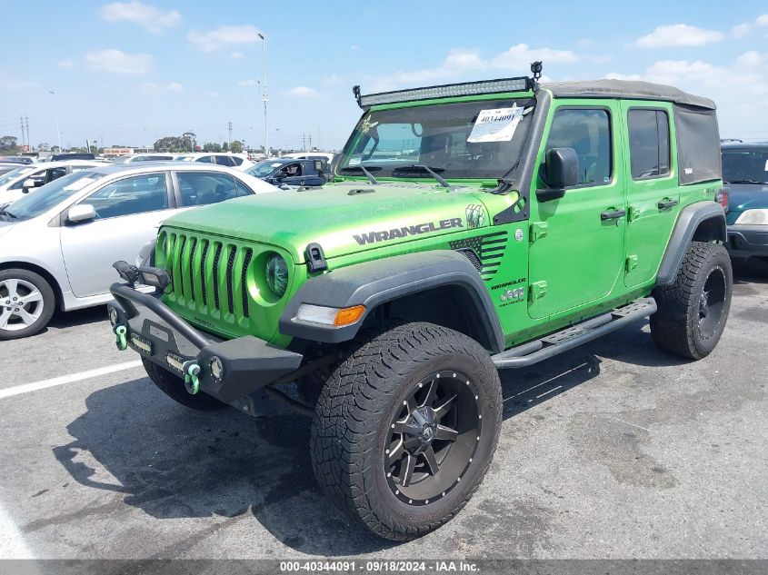 2018 Jeep Wrangler Unlimited Sport S 4X4 VIN: 1C4HJXDN3JW253939 Lot: 40344091