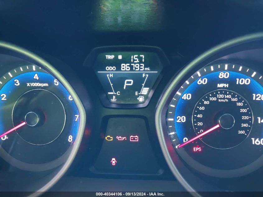 KMHDH4AE8DU731491 2013 Hyundai Elantra Gls/Limited