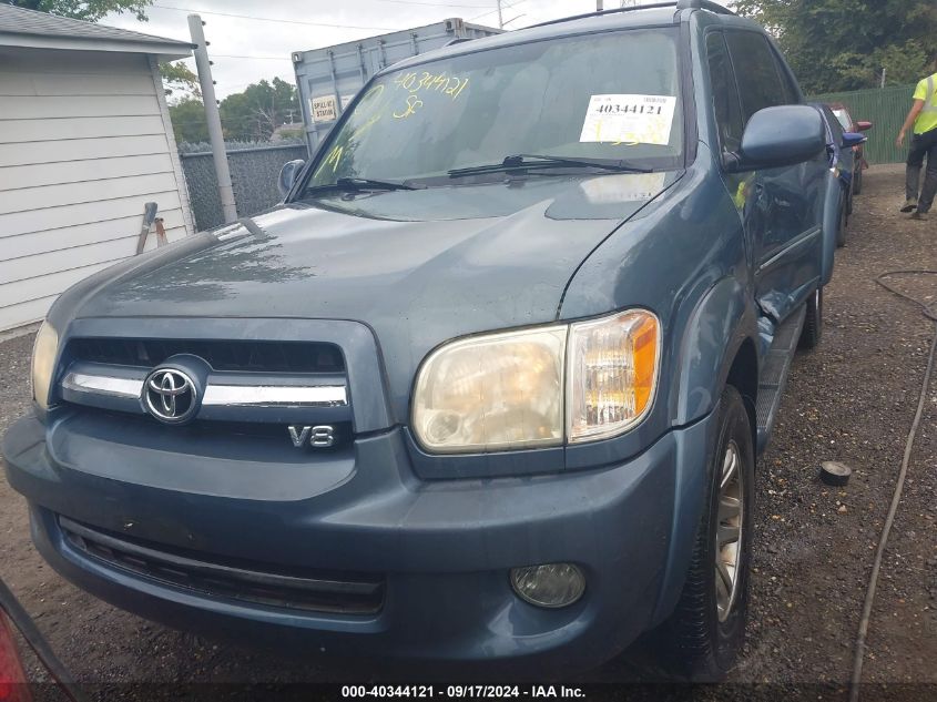 2006 Toyota Sequoia Limited V8 VIN: 5TDBT48A96S263677 Lot: 40344121