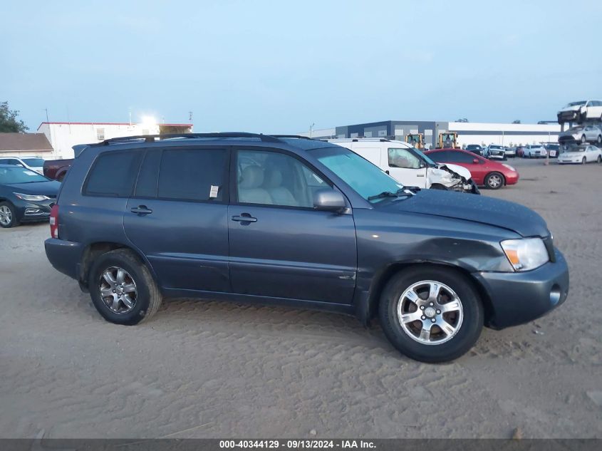 2007 Toyota Highlander Sport VIN: JTEHP21A370193140 Lot: 40344129