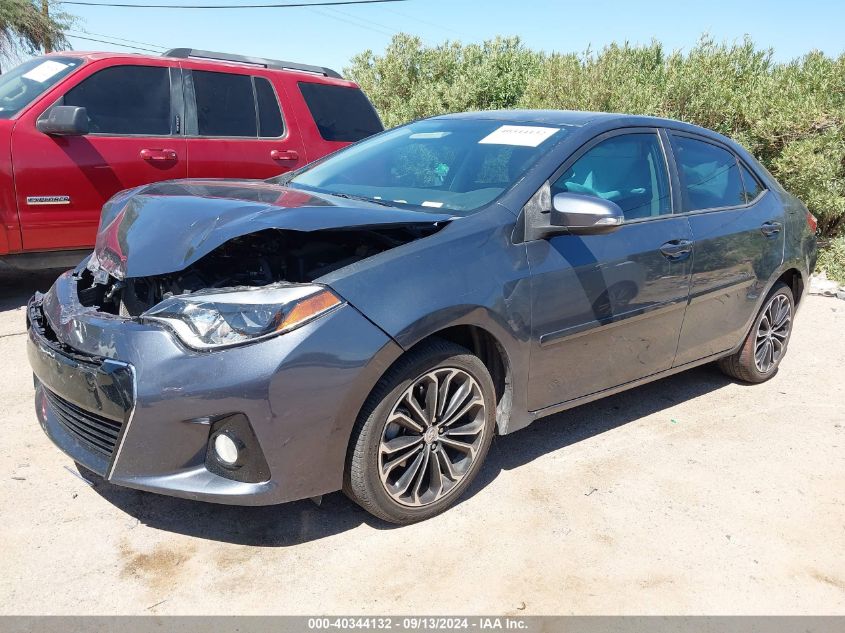 2016 Toyota Corolla L/Le/Le Pls/Prm/S/S Pls VIN: 5YFBURHE1GP397381 Lot: 40344132