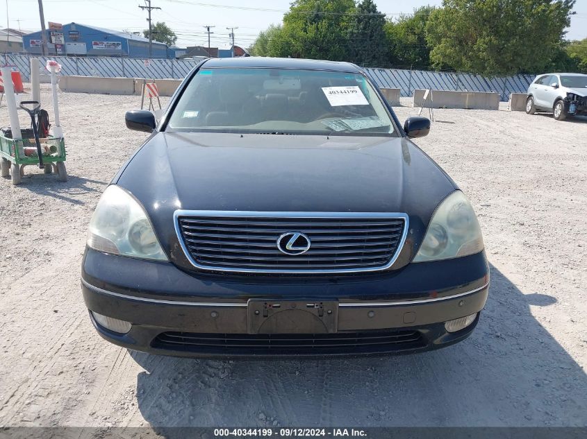 2003 Lexus Ls 430 VIN: JTHBN30F730100034 Lot: 40344199