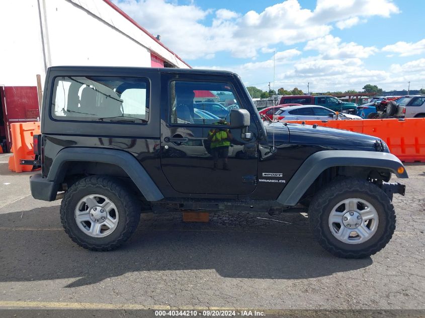 2013 Jeep Wrangler Sport VIN: 1C4AJWAGXDL615255 Lot: 40344210