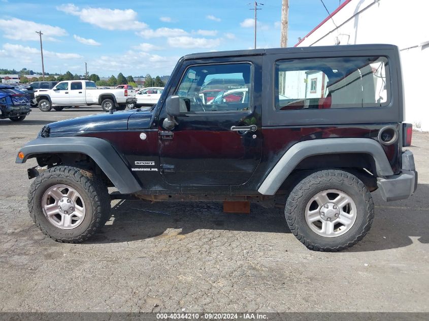 2013 Jeep Wrangler Sport VIN: 1C4AJWAGXDL615255 Lot: 40344210