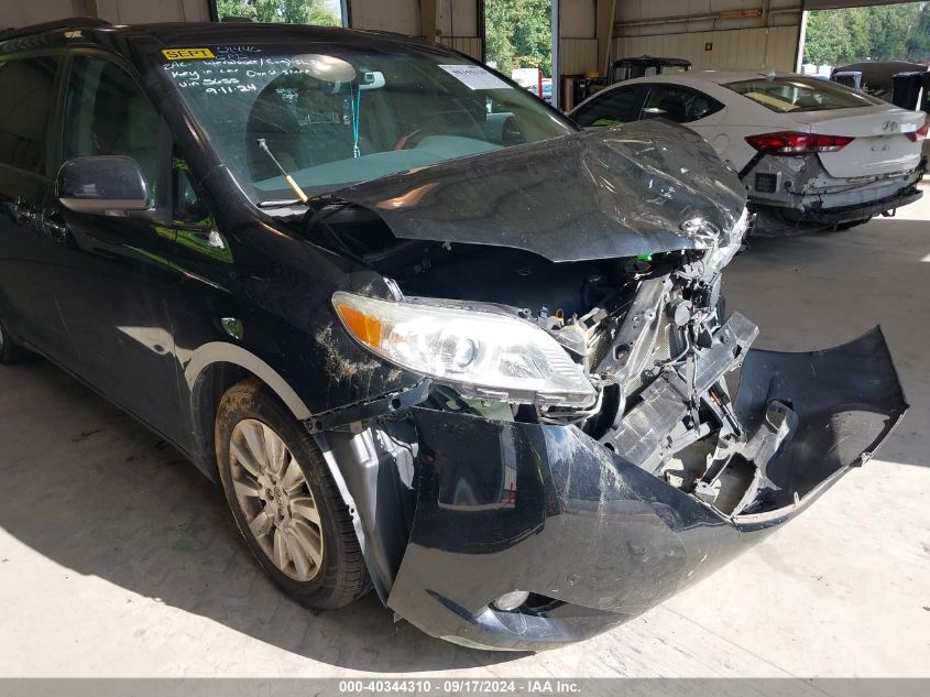 2012 Toyota Sienna Limited V6 7 Passenger VIN: 5TDYK3DCXCS235655 Lot: 40344310