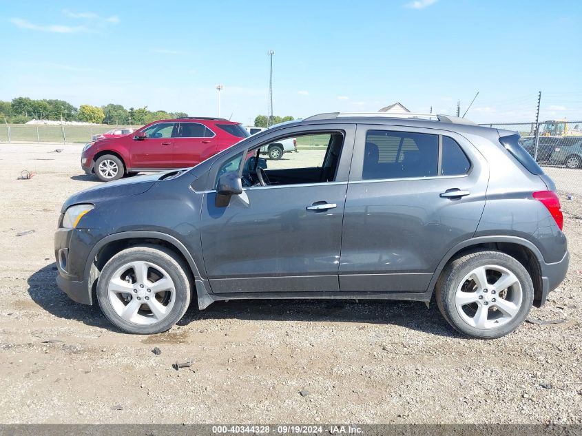 2016 Chevrolet Trax Ltz VIN: 3GNCJRSB4GL278580 Lot: 40344328