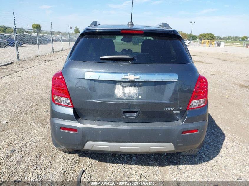 2016 Chevrolet Trax Ltz VIN: 3GNCJRSB4GL278580 Lot: 40344328